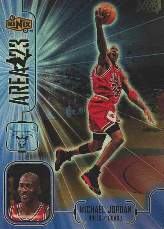 1998 Upper Deck Ionix Area 23 Michael Jordan #A2 Basketball Card
