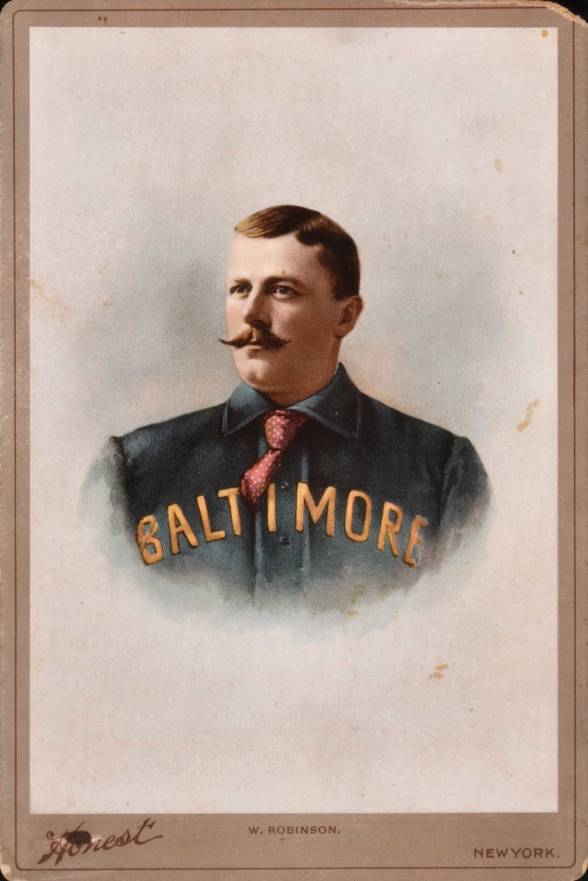 1893 Honest Cabinets W. Robinson # Baseball Card