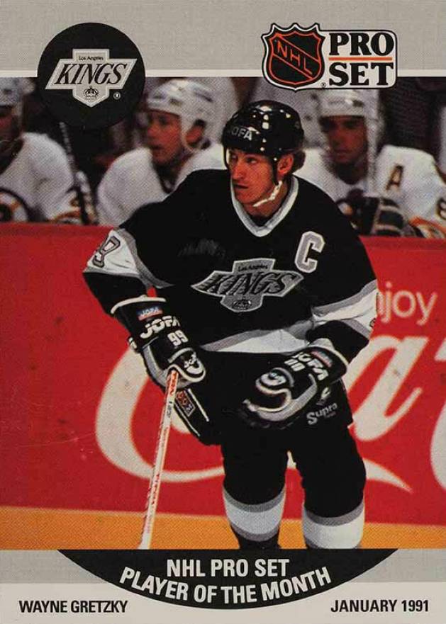 1990 Pro Set Player of the Month Wayne Gretzky #P2 Hockey Card