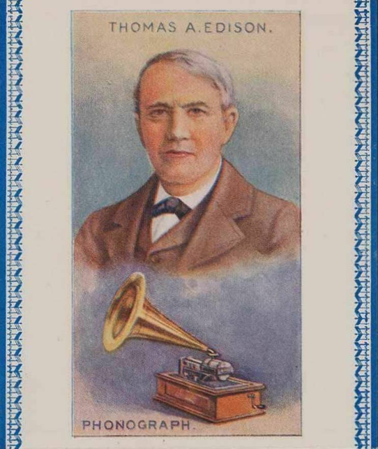 1929 Spotlight Tobacco Scientific Inventions and Discoveries Phonograph #13 Non-Sports Card