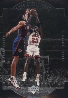 1997 Collector's Choice Star Attraction Michael Jordan #SA1 Basketball Card