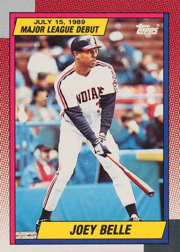 1990 Topps '89 M.L. Debut Albert Belle #14 Baseball Card
