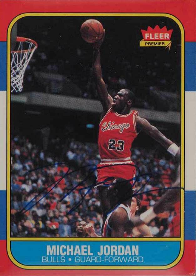 1996 UDA Autographs Michael Jordan #57 Basketball Card