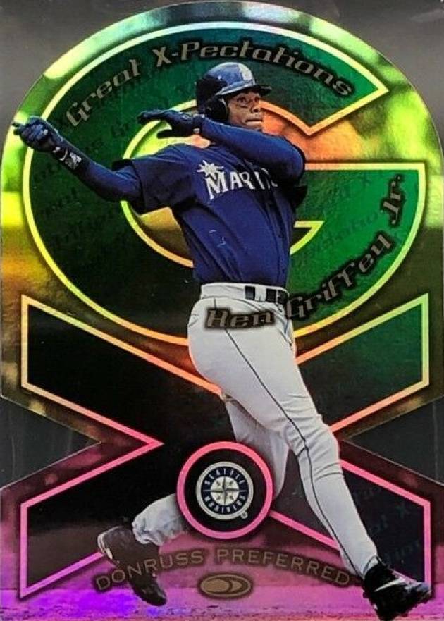 1998 Donruss Preferred Great X-pectations Jose Cruz Jr./Ken Griffey Jr. #2 Baseball Card