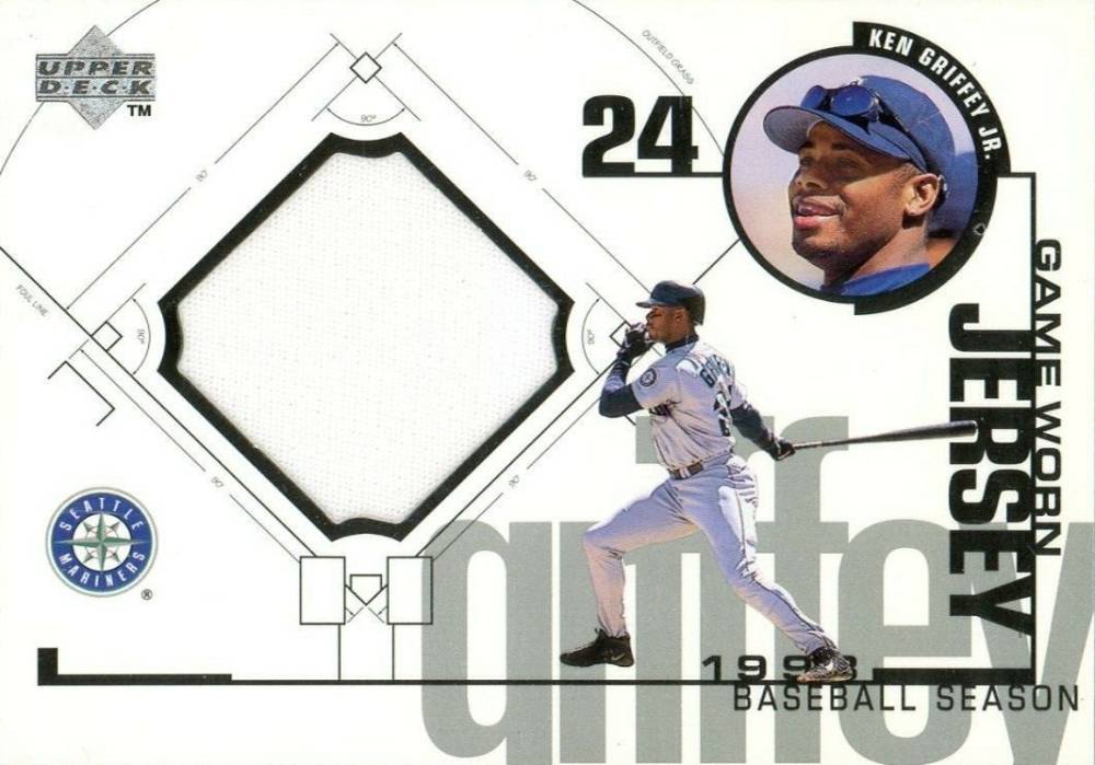 1999 Upper Deck Game Jersey Ken Griffey Jr. #JR Baseball Card
