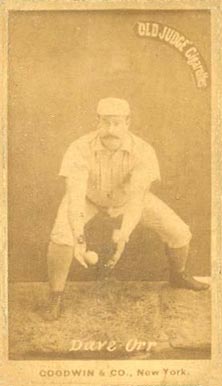 1887 Old Judge Dave Orr #360-2a Baseball Card