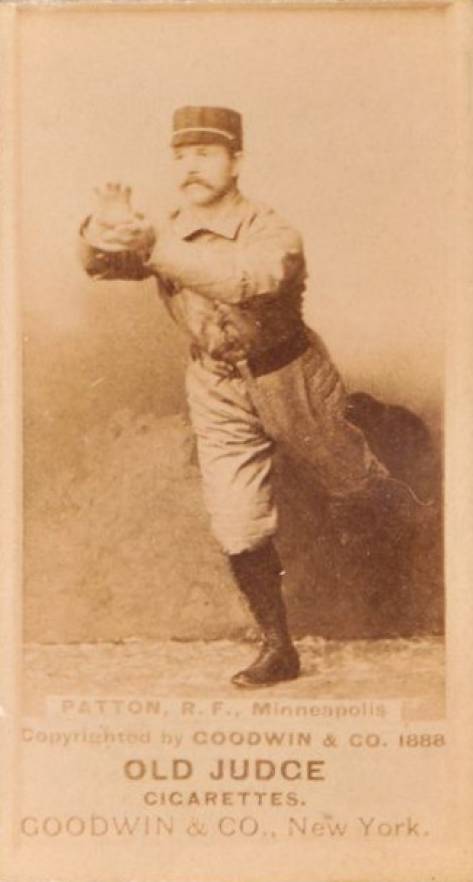 1887 Old Judge Patton, R.F., Minneapolis #362-5a Baseball Card