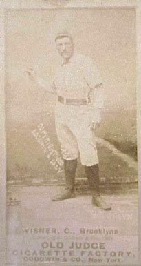 1887 Old Judge Visner, C., Brooklyns #475-3a Baseball Card
