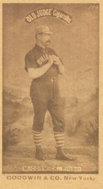 1887 Old Judge McCormick, Pitcher #306-10a Baseball Card