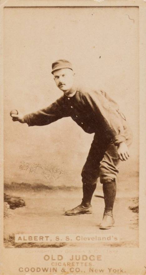 1887 Old Judge Albert, S.S., Cleveland's #1-4a Baseball Card