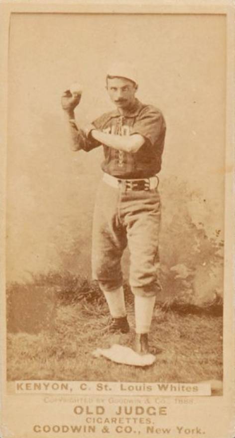 1887 Old Judge Kenyon, C. St. Louis Whites #260-5a Baseball Card