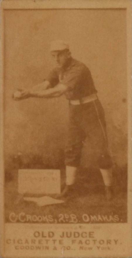 1887 Old Judge Crooks, 2d B. Omahas #99-4a Baseball Card