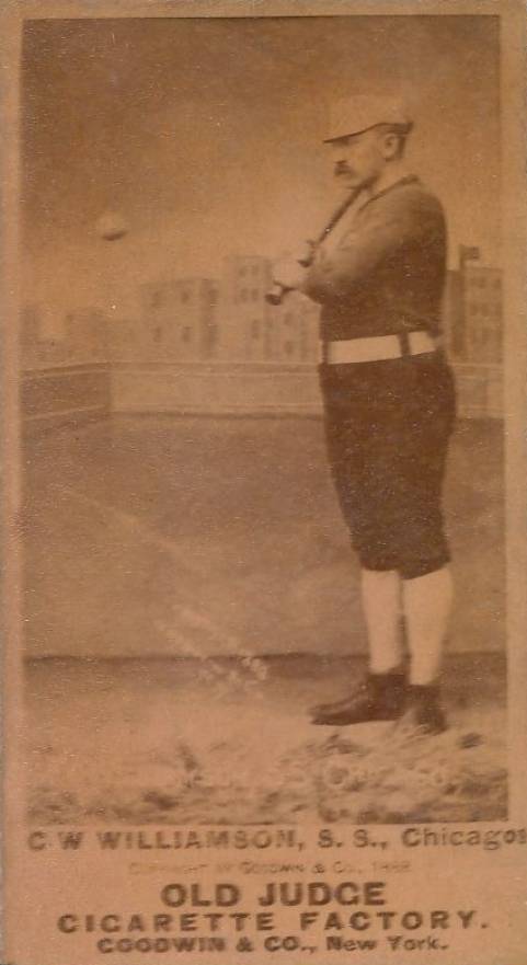 1887 Old Judge C.W. Williamson, S.S., Chicagos #502-6b Baseball Card