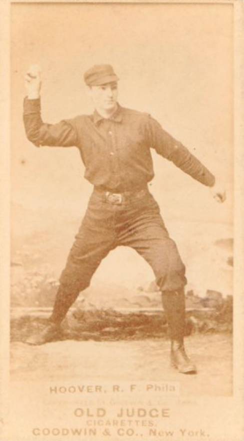 1887 Old Judge Hoover, R.F. Phila #233-4a Baseball Card