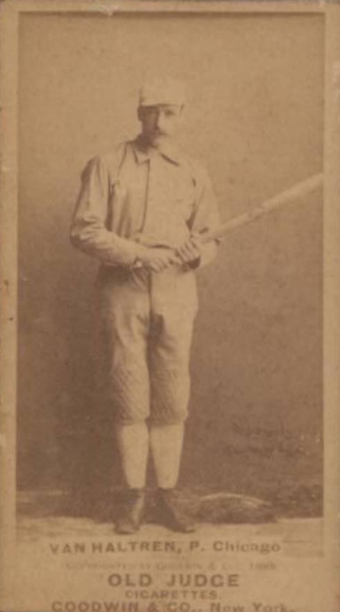 1887 Old Judge Van Haltren, P. Chicago #471-1a Baseball Card