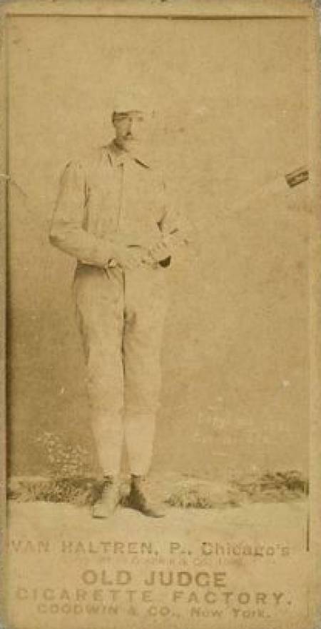 1887 Old Judge Van Haltren, P., Chicago's #471-1c Baseball Card