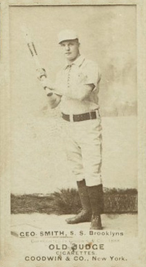 1887 Old Judge Geo. Smith, S.S. Brooklyns #425-2c Baseball Card