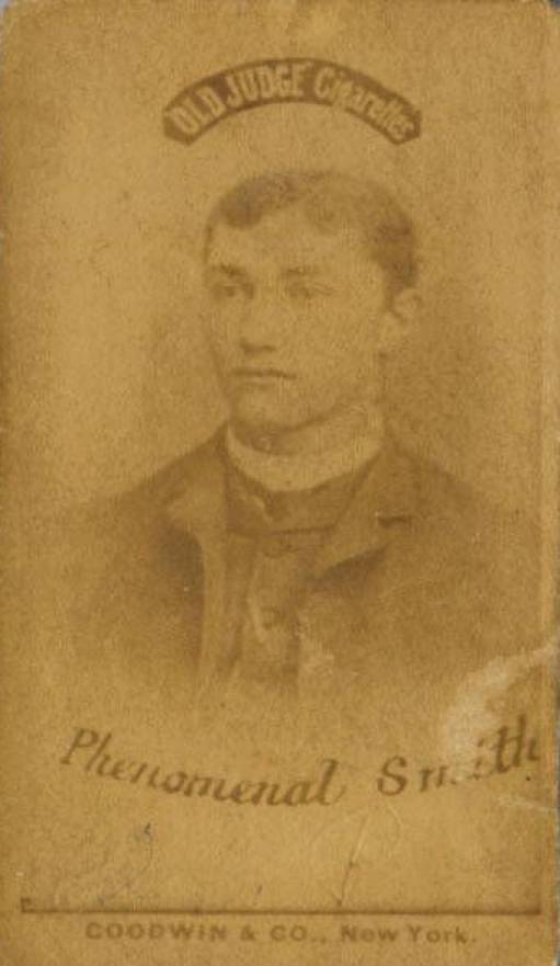 1887 Old Judge Phenomenal Smith #422-1a Baseball Card