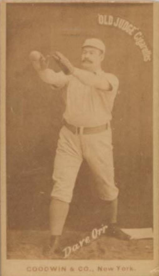 1887 Old Judge Dave Orr #360-3a Baseball Card
