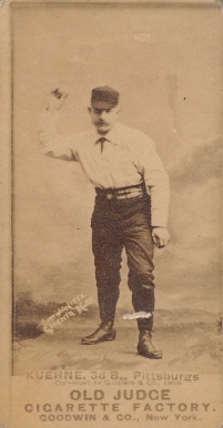 1887 Old Judge Kuehne, 3d B., Pittsburgs #271-4a Baseball Card