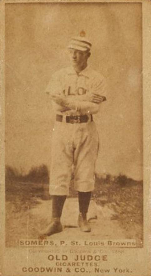 1887 Old Judge Somers, P. St. Louis Browns #428-2a Baseball Card