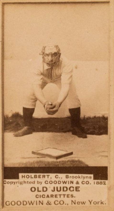 1887 Old Judge Holbert, C. Brooklyns #230-6a Baseball Card
