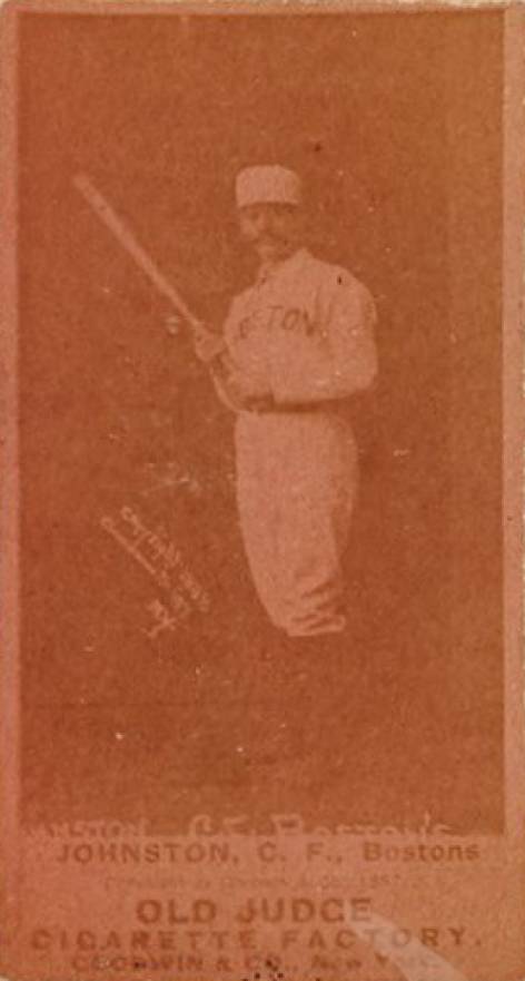 1887 Old Judge Johnston, C.F., Bostons #248-3c Baseball Card