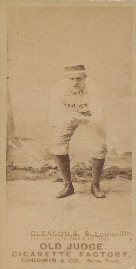 1887 Old Judge Gleason, S.S., Louisvilles #193-5a Baseball Card