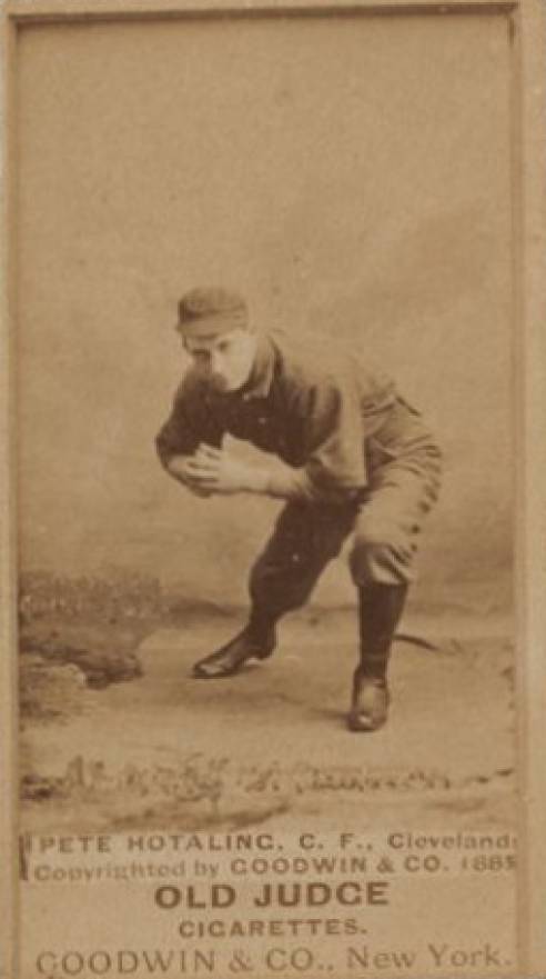 1887 Old Judge Pete Hotoling, C.F., Cleveland #236-3a Baseball Card