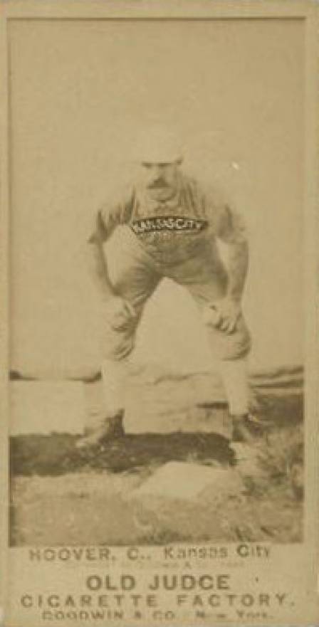 1887 Old Judge Hoover, C., Kansas City #232-1b Baseball Card