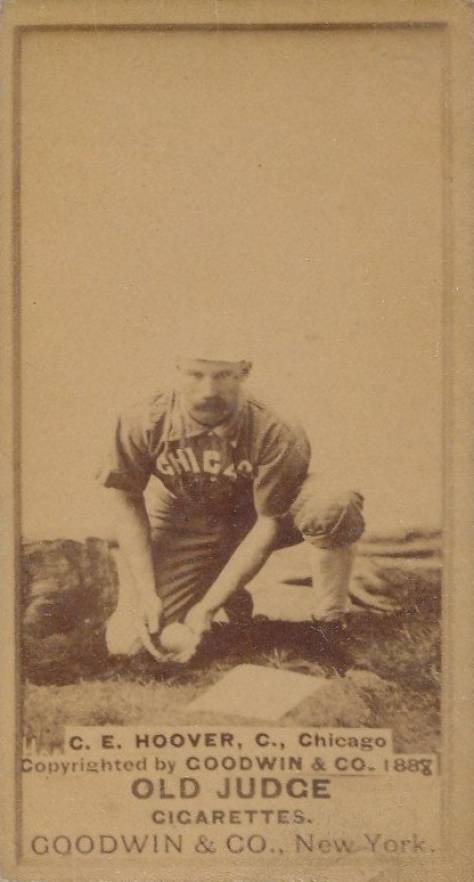 1887 Old Judge C.E. Hoover, C. Chicago #232-2c Baseball Card
