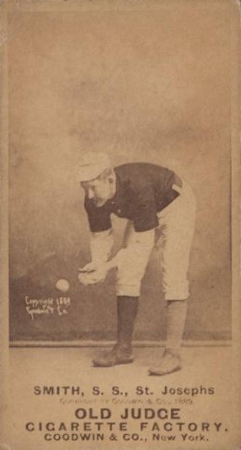 1887 Old Judge Smith, S.S., St. Josephs #427-5a Baseball Card