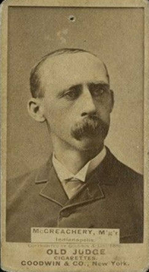 1887 Old Judge McGreachery, M'g'r #496-9 Baseball Card