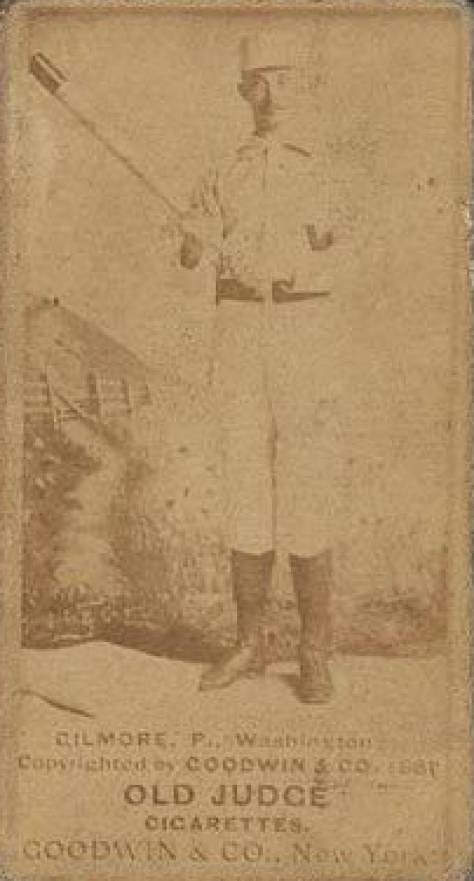 1887 Old Judge Gilmore, P., Washington #190-1a Baseball Card
