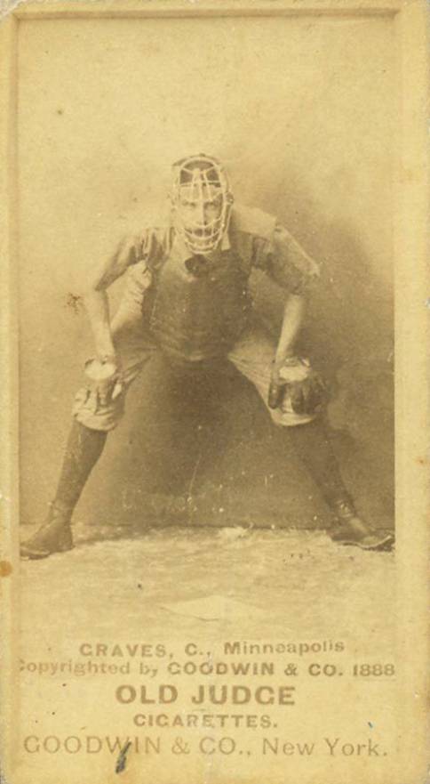 1887 Old Judge Graves, C., Minneapolis #197-1a Baseball Card
