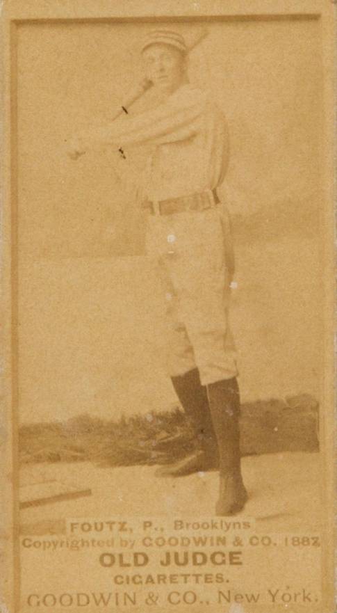 1887 Old Judge Foutz, P., Brooklyns #170-3a Baseball Card