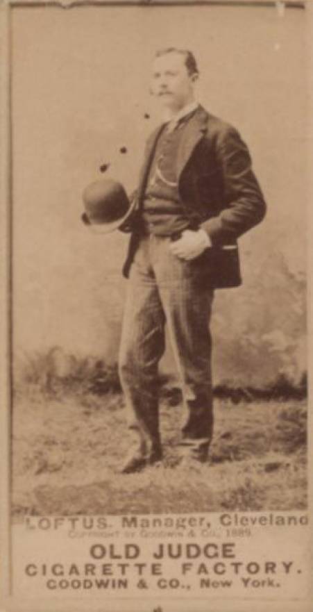 1887 Old Judge Loftus, Manager, Cleveland #277-1b Baseball Card