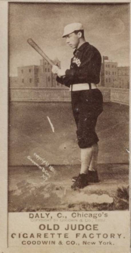1887 Old Judge Daly, C., Chicago's #114-6c Baseball Card