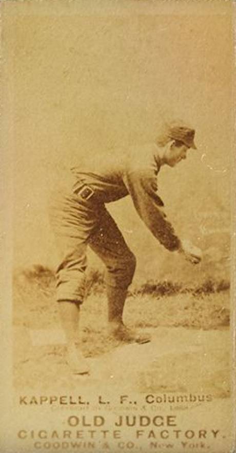 1887 Old Judge Kappell, L.F., Columbus #250-2a Baseball Card