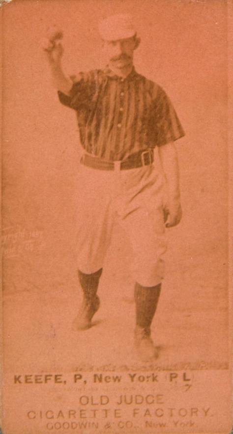 1887 Old Judge Keefe, P., New York (PL) #251-3c Baseball Card