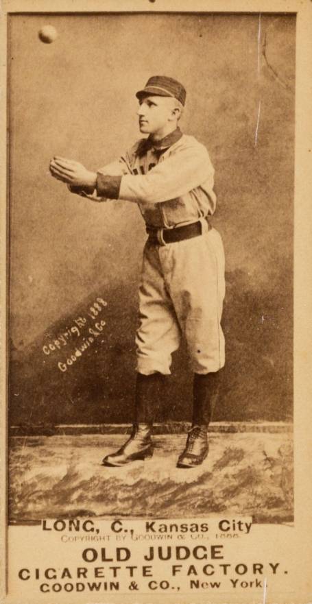 1887 Old Judge Long, C., Kansas City #278-4c Baseball Card
