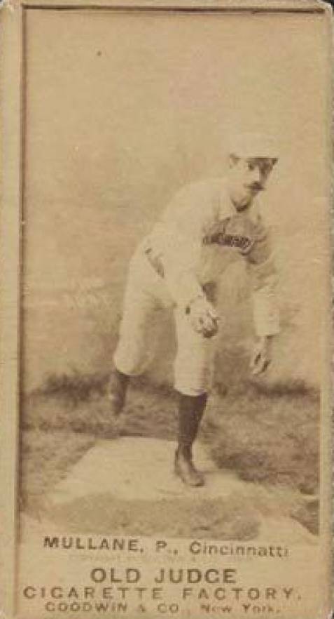 1887 Old Judge Mullane, P., Cincinnatti #331-7b Baseball Card