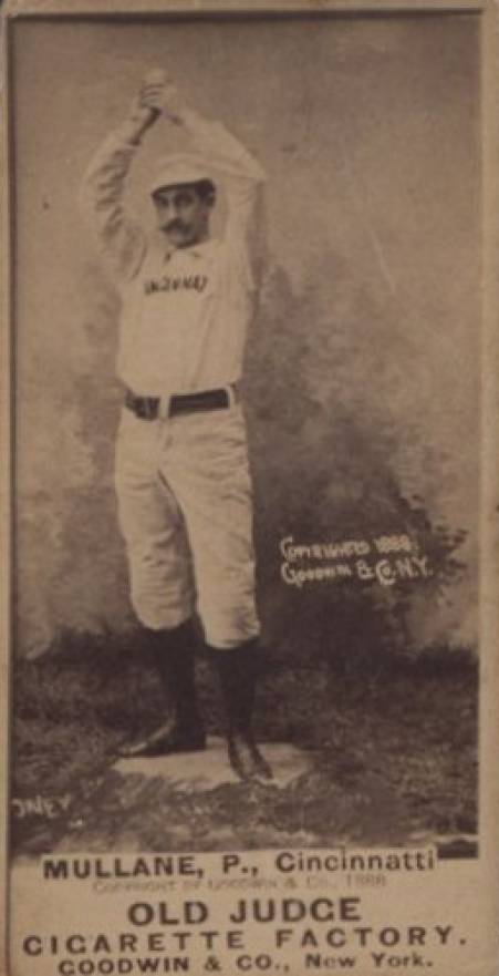 1887 Old Judge Mullane P. Cincinnatti #331-2b Baseball Card