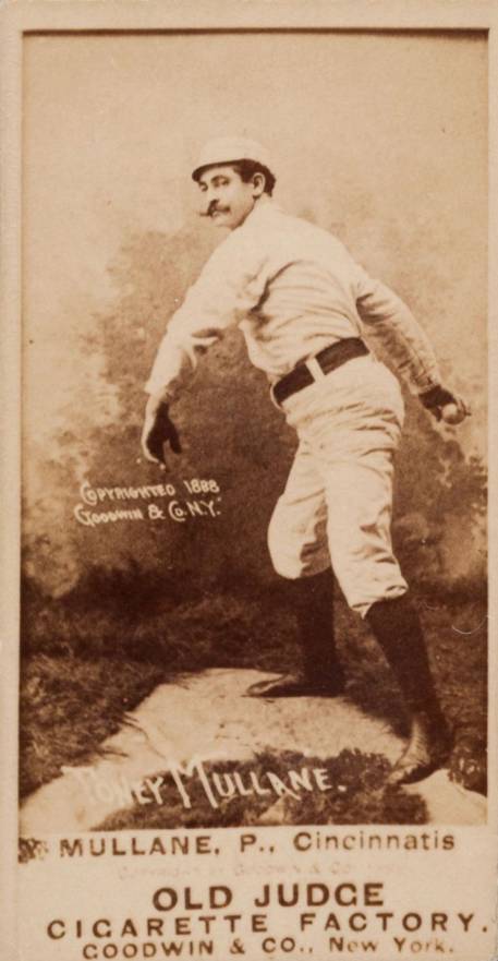 1887 Old Judge Mullane, P., Cincinnatis #331-6d Baseball Card