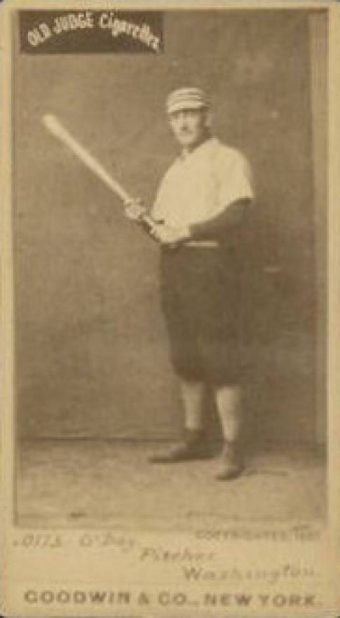 1887 Old Judge O'Day, Pitcher, Washington #355-1b Baseball Card