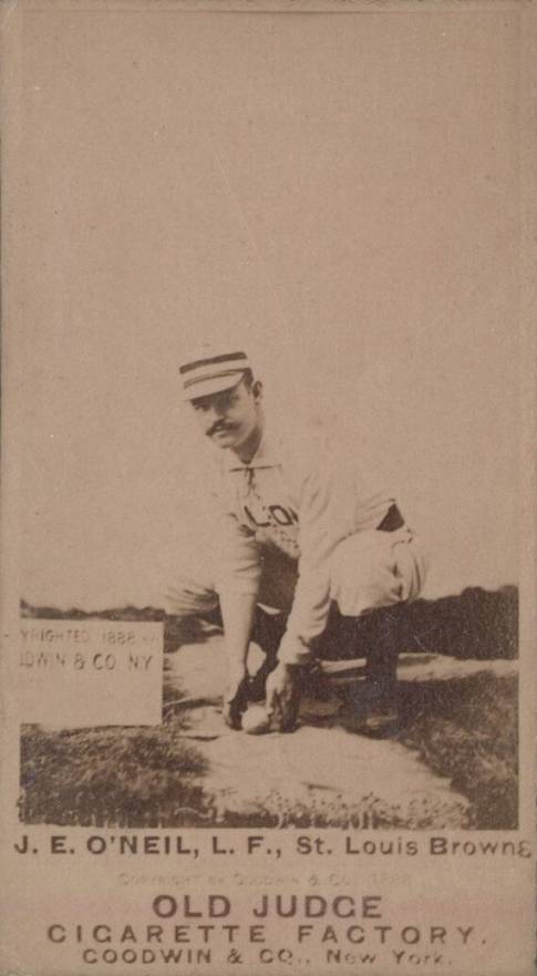 1887 Old Judge J.E. O'Neill, L.F., St. Louis Browns #356-2d Baseball Card