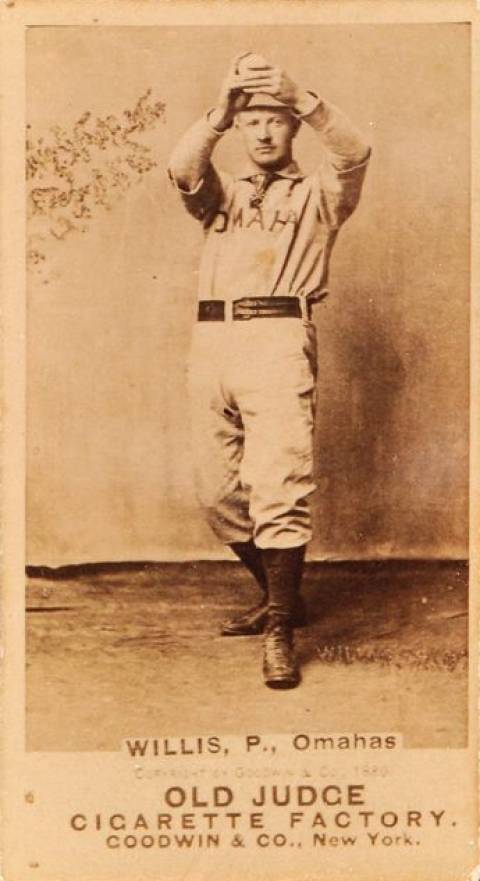 1887 Old Judge Willis, P., Omahas #503-1a Baseball Card