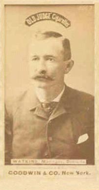 1887 Old Judge Watkins, Manager, Detroits #480-1a Baseball Card