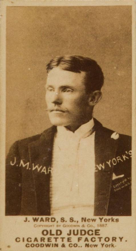 1887 Old Judge J. Ward, S.S., New Yorks #478-1b Baseball Card