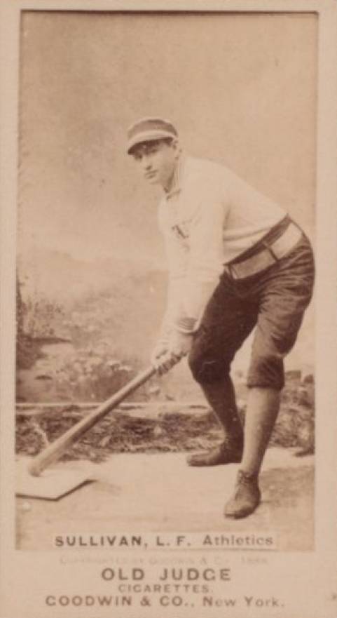 1887 Old Judge Sullivan, L.F. Athletics #445-1a Baseball Card